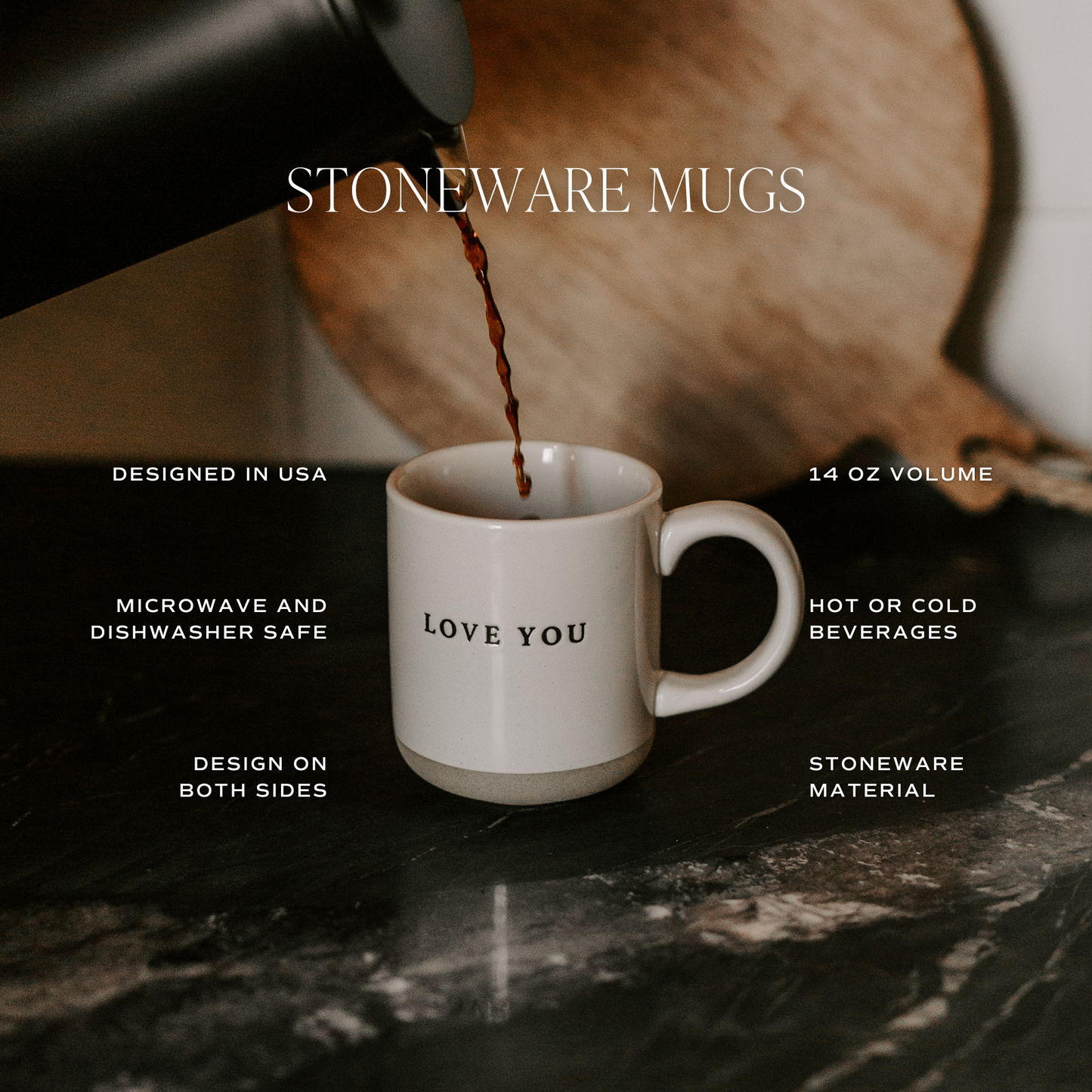Trust In The Lord Stoneware Mug