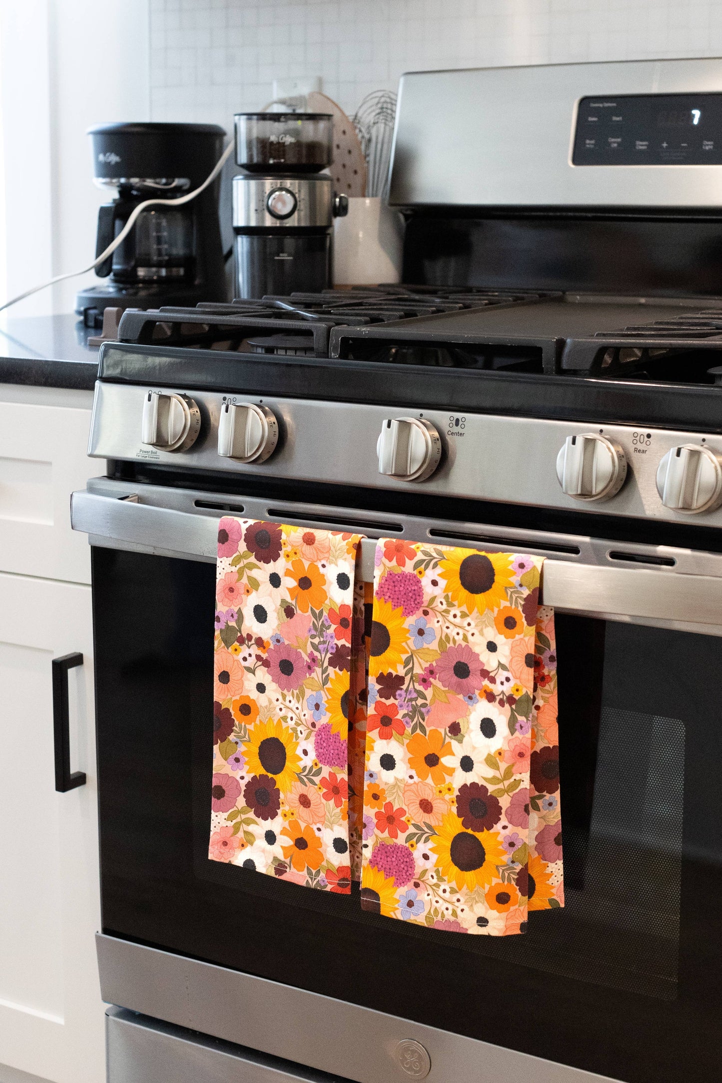 Rainbow Garden Tea Towels