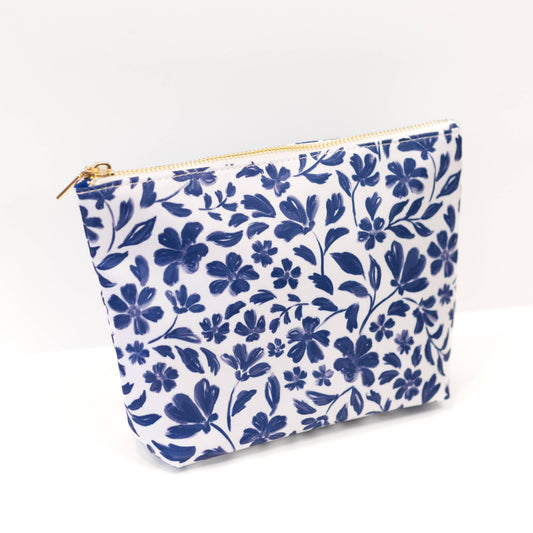 Porcelain Floral Pouch