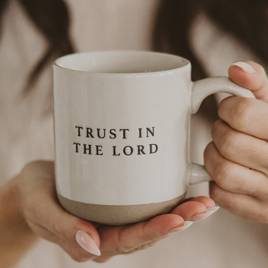 Trust In The Lord Stoneware Mug