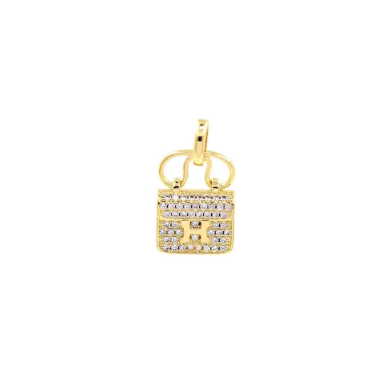 Glitzy Handbag Charm