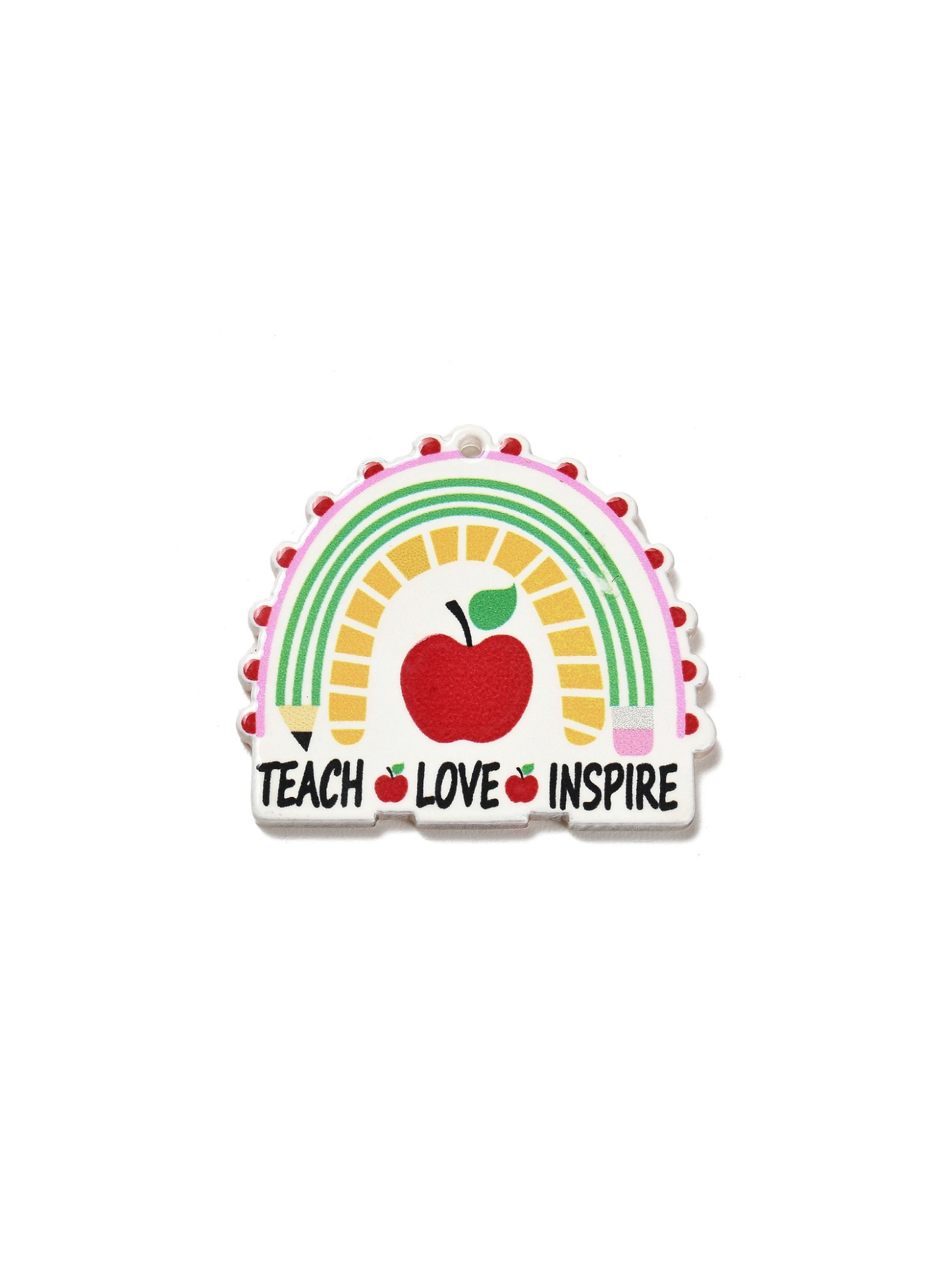 Teach Love Inspire Lanyard Charm
