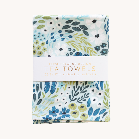 Waterfall Floral Tea Towels