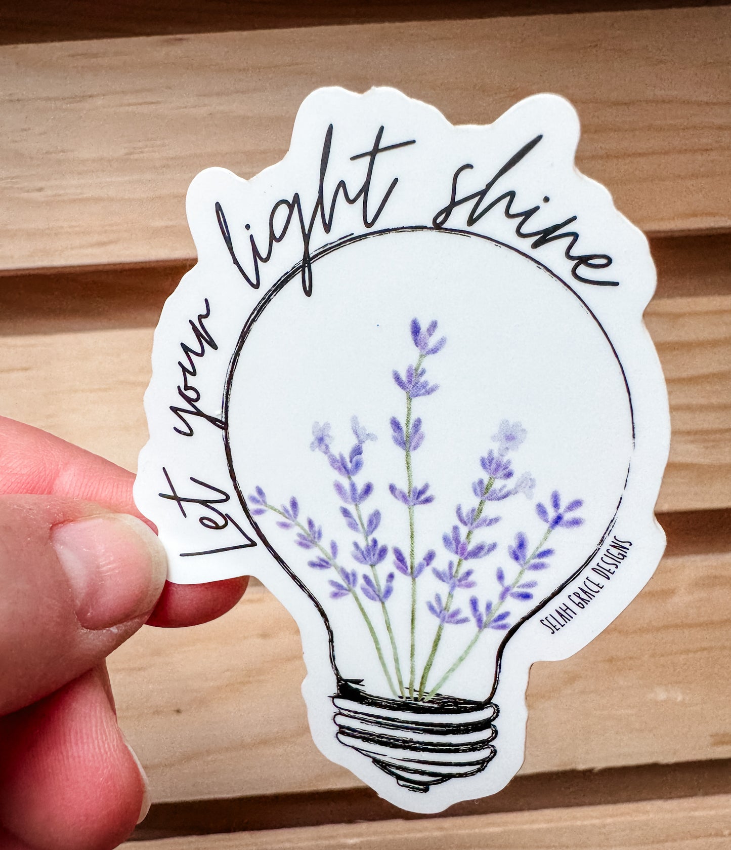 Let your light shine Sticker