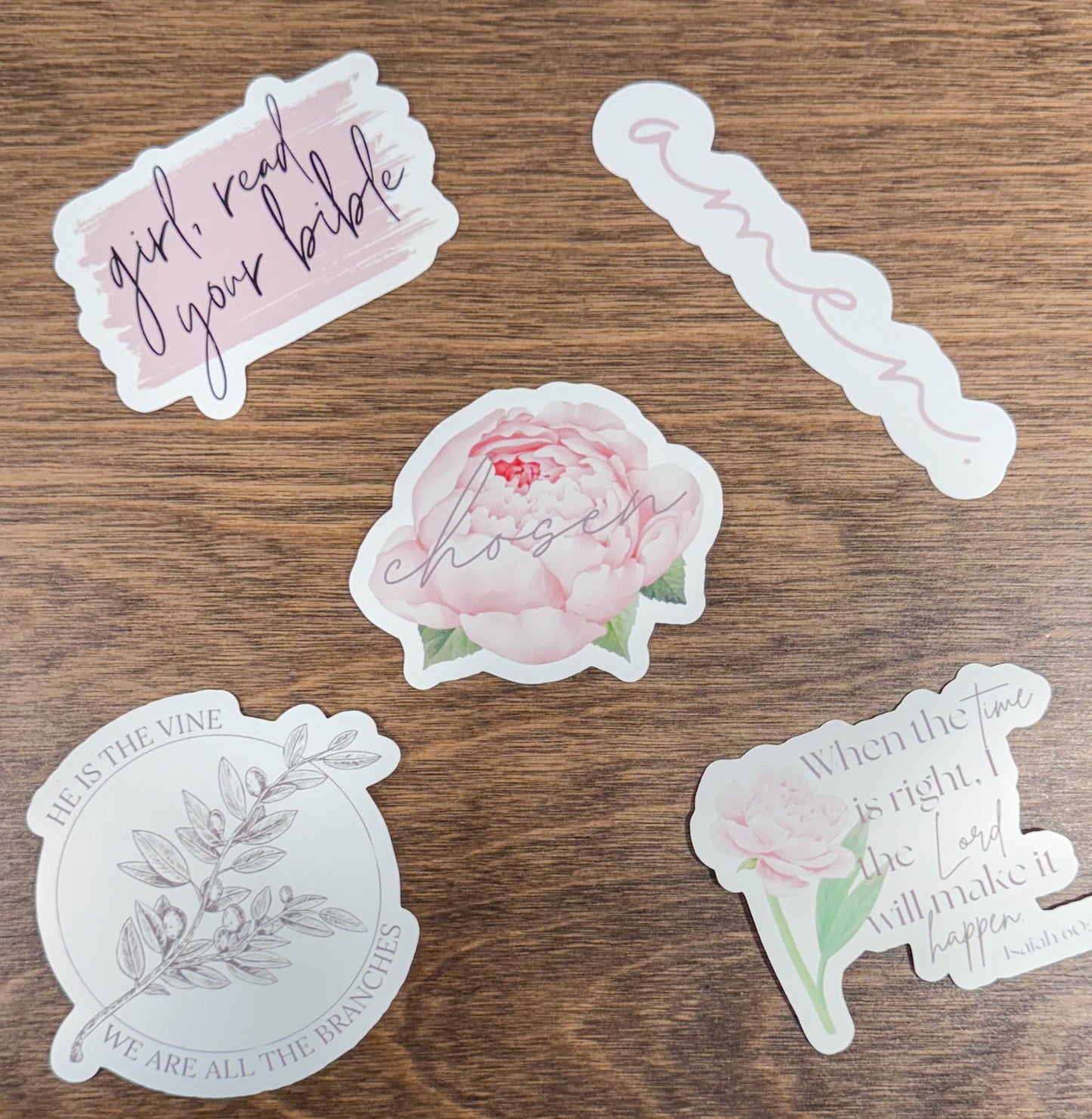 Faith stickers