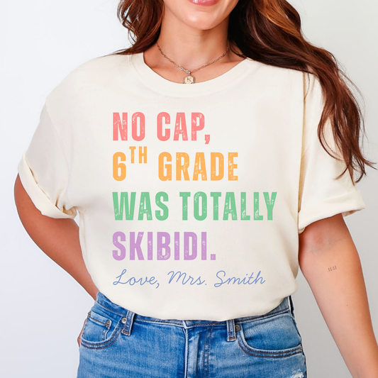 "No Cap-Skibidi" Shirt