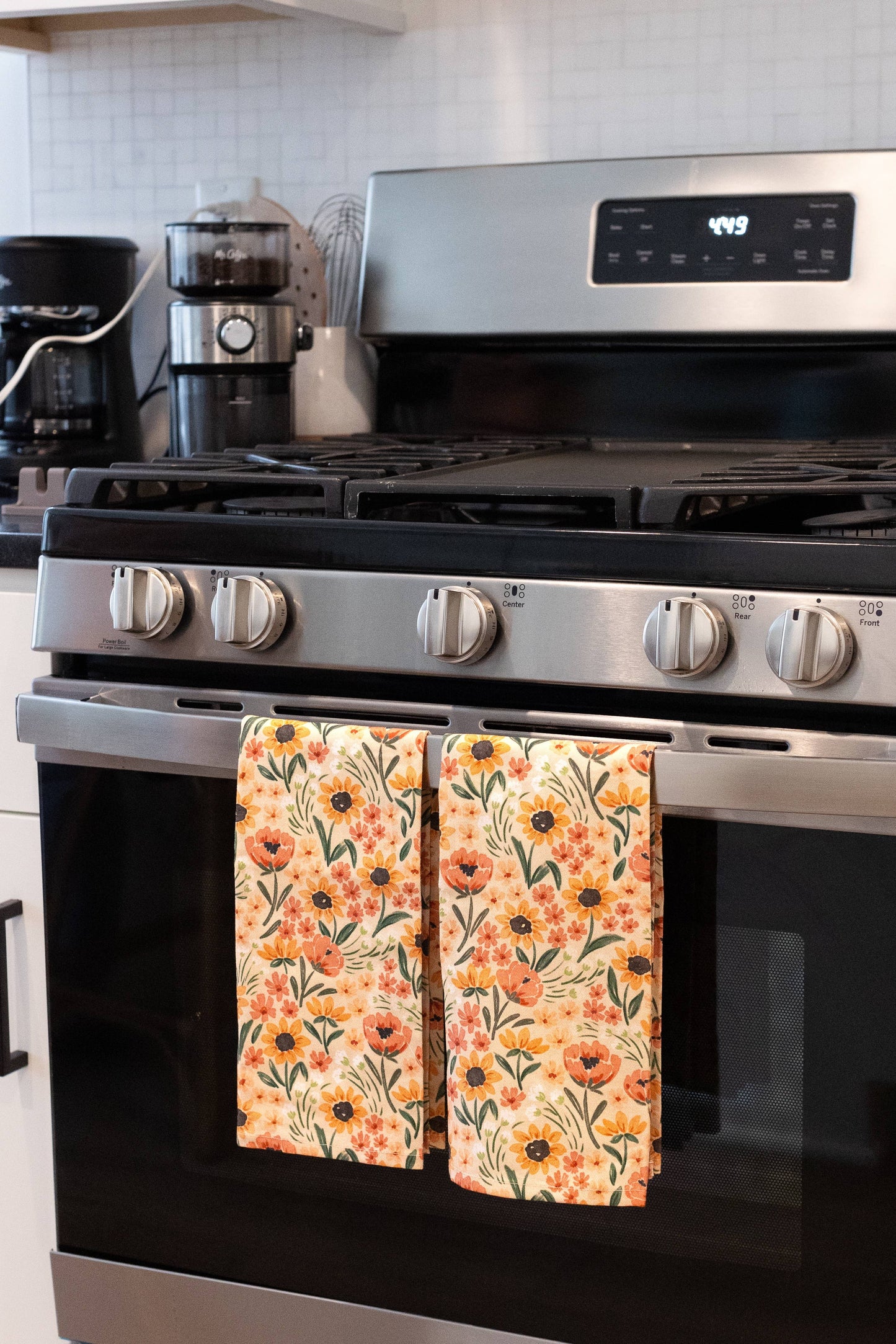 Sunny Poppies Tea Towels